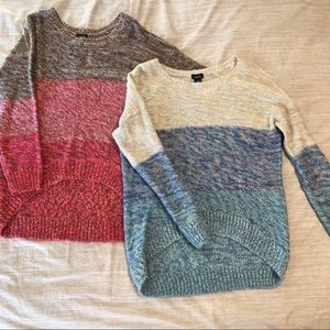 TWO FOR ONE - RUE 21 SWEATERS